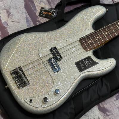 2026 Fender 75th Anniversary Player II Precision Bass Diamond Dust Sparkle New Unplayed 8lbs12oz Auth Dlr #442 image 6