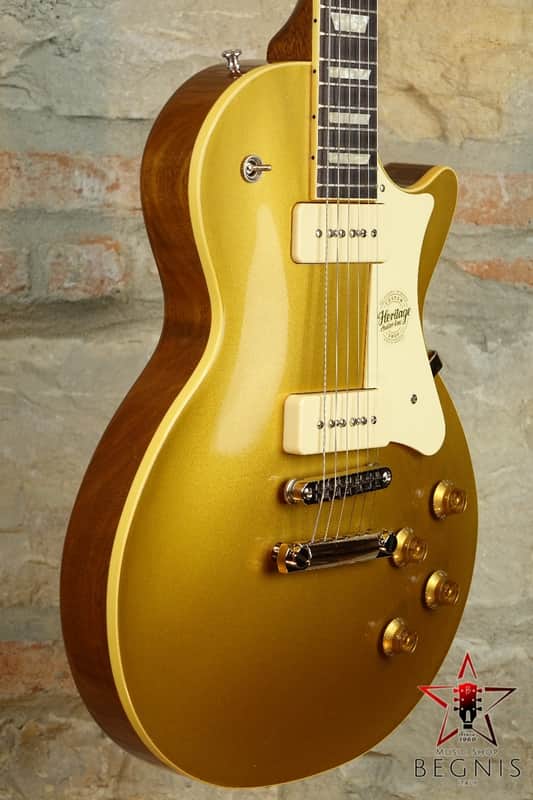 HERITAGE CUSTOM SHOP H-150 P90 Custom Core Collection - Gold Top