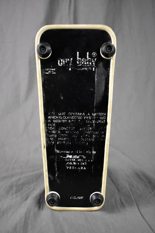 1970s Jen Cry Baby Super 250.422 Wah Pedal (White Fasel) | Reverb