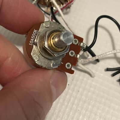 2020's Era MIM Charvel San Dimas Pro Mod Style 1 Guitar Complete Electronics Wiring Volume Pot Jack image 4