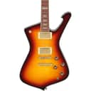 Ibanez Iceman Flamed Maple Electric Guitar Violin Sunburst - With Case-4L240200112