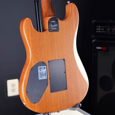 Fender American Acoustasonic Strat Ebony Fingerboard Black image 7