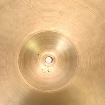Zildjian 15"794g Hi-Hat Cymbal Paper-Thin Avedis USA Vintage40s B20 Bronze Crash image 5