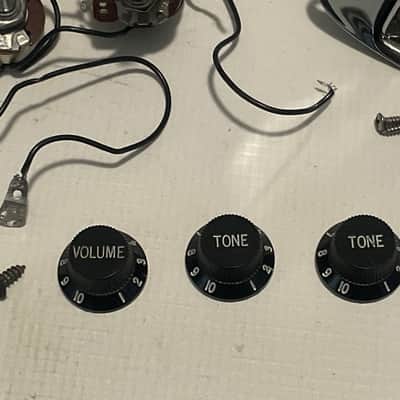 1990's Fender USA Stratocaster Guitar Complete Electronics Wiring Harness TBX image 2