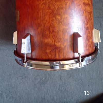 Sonor Signature Heavy Bubinga 13" Tom Drum — Horst Link Era — Excellent Condition image 4