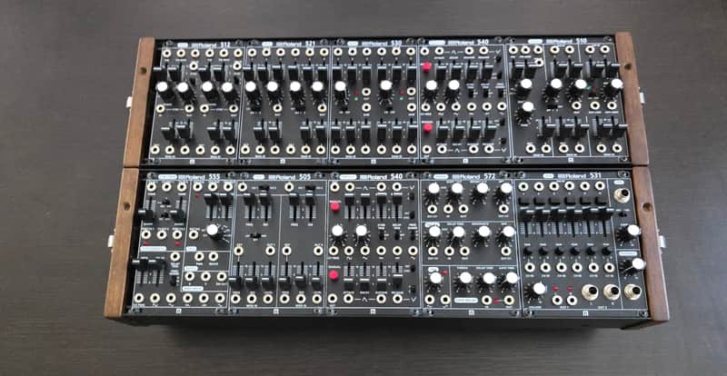 Roland System-500 Eurorack Synthesizer Complete Set 2016 - Present - Black image 1