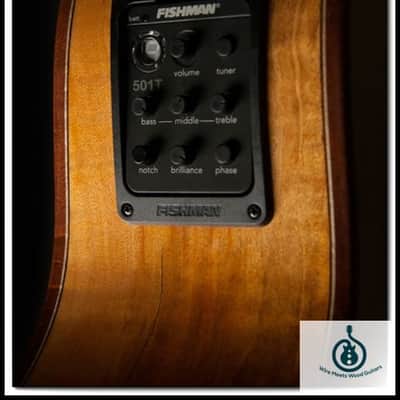Washburn Comfort Series WCG66SCE-O, Solid Cedar Top, Spalted Maple Back, Sides, New, Free Shipping image 6