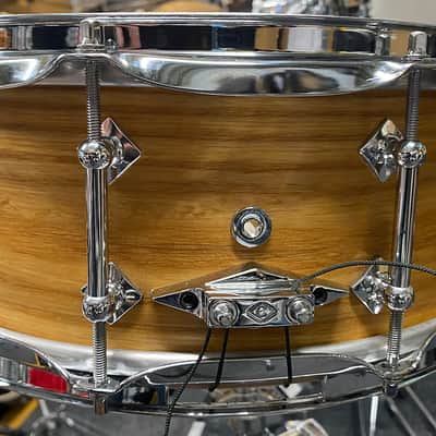 Craviotto Ash Solid Shell Snare Drum 2000 - Natural Ash image 3