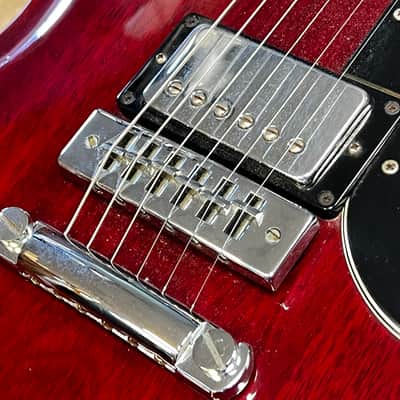 1976 Gibson SG Standard Cherry red with case image 3