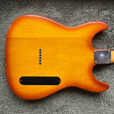 1980s Strings & Things Left Handed Double Cut Electric Guitar Crazy Rare w/ HSC image 11