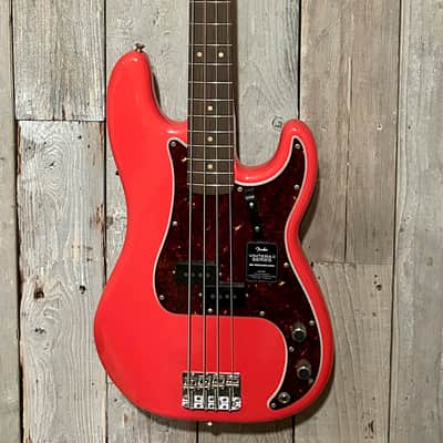 NEW Fender Limited Edition Vintera II Road Worn '60s Precision Bass - Fiesta Red, In Stock and Ships Fast With A Pro Set Up! image 2