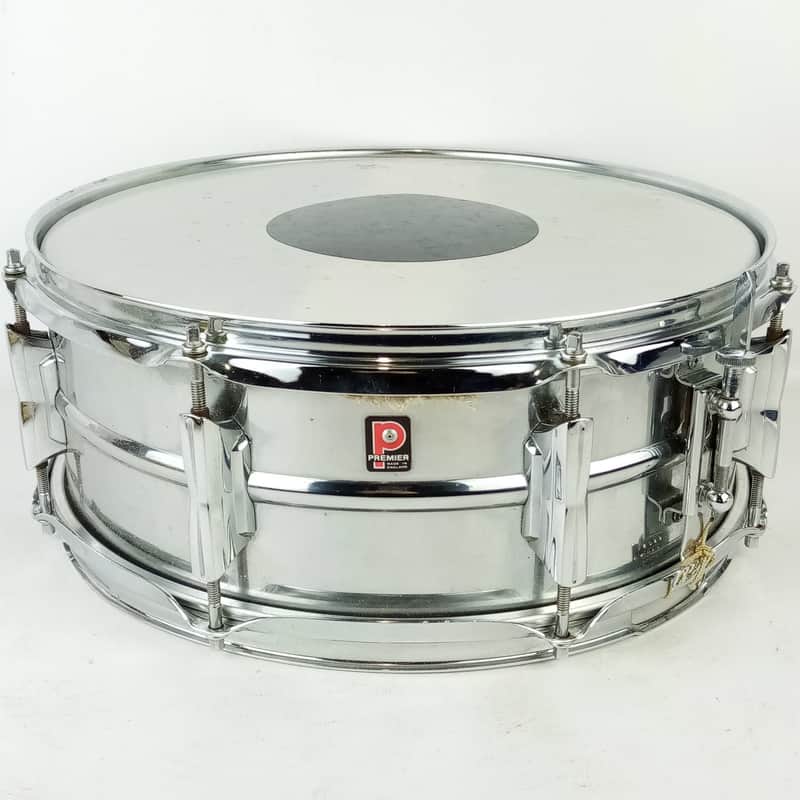 Premier 5x14"PD6021 Snare Drum Beverley Cosmic 21 Chrome-Aluminum Vintage 70s UK image 1