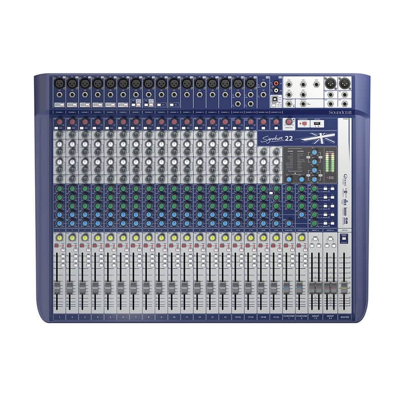 Soundcraft Signature 22 22-Channel Analog Mixer w/ Effects | Reverb