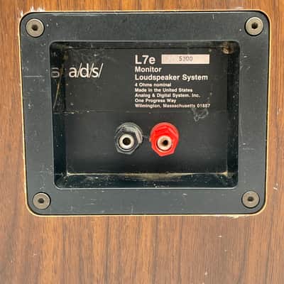 ADS L7E Audiophile Bookshelf Speakers VTG Woodgrain *TESTED WORKING image 11