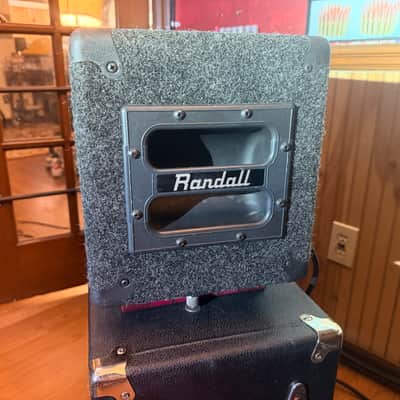 Randall RG100 150 watt Amp Head 1988 - Grey carpet aka rat hair image 7