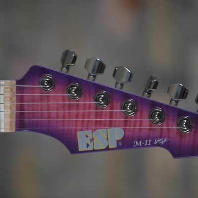 ESP USA M-II HT SD RM - Cranberry Burst - Demo image 2