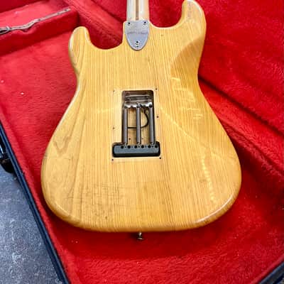 Fender Stratocaster 1975 - Natural original vintage USA maple strat image 12