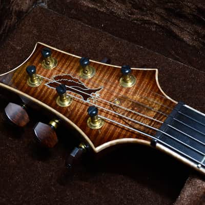 PRS Private Stock Custom 22 Figured Koa Top-Natural Smoked Burst with Ebony Fingerboard 2019' image 6