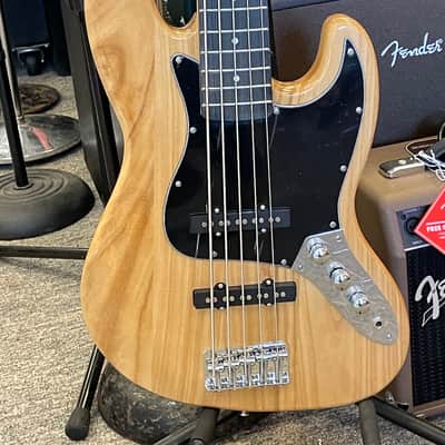 Glarry Full scale 5 string Bass Guitar 2025 - Natural , New. image 2