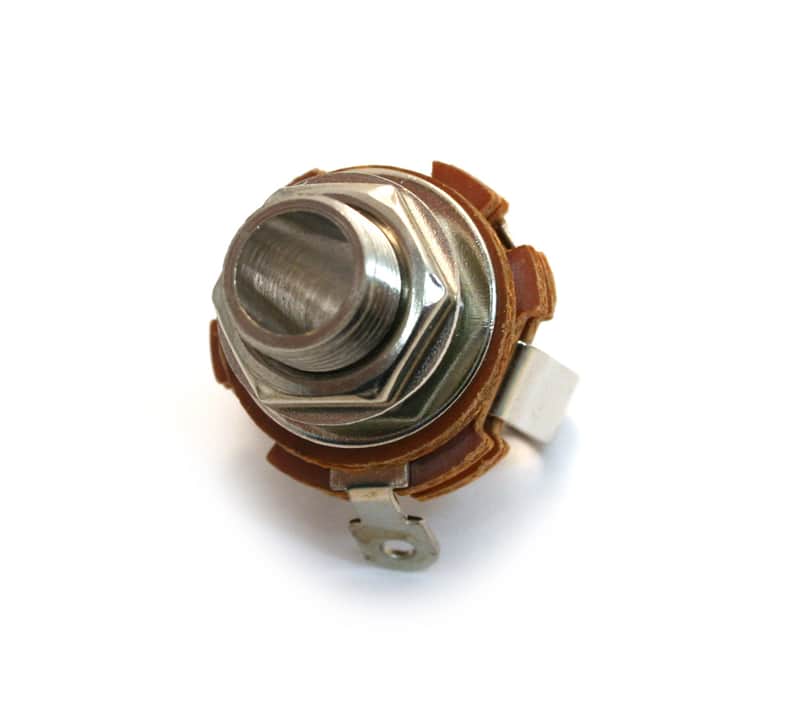 ESJ-N Economy (1) Nickel 1/4 Stereo Jack Metric Thread for Guitar/Bass image 1