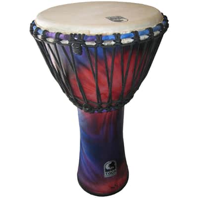 Toca Percussion SFDJ-12WP Synergy Freestyle Rope Tuned Djembe - 12"
