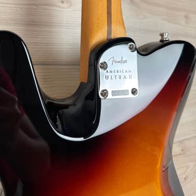 Fender American Ultra II Telecaster Maple Fingerboard Electric Guitar, Ultraburst image 17