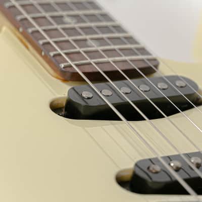Late ‘80s Kramer Focus F-6000 Vintage White ESP-Made w/ Floyd Rose, Gigbag image 9