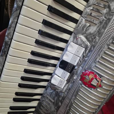 Castiglione Detriot Accordion Made In Italy 41/120 W Original Case And Straps image 4