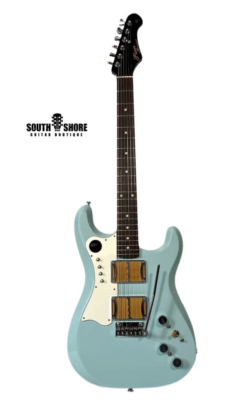 Fiam Guitars Mirari 2022 Aged Sonic Blue, by past Ronin luthier Izzy Lugo’ OG Redwood body NEW (Authorized Dealer) image 1