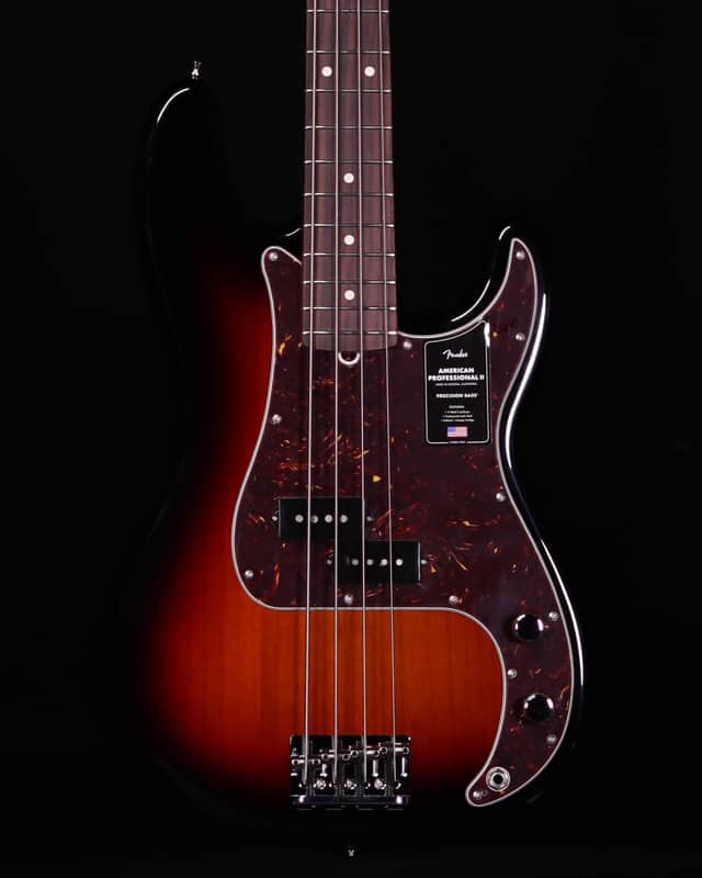 Fender American Professional II Precision Bass, Rosewood FB, 3-Color Sunburst image 1