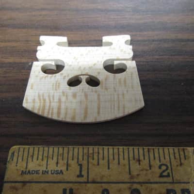 2 PACK of Aubert Violin Bridge Unfitted size 1/2 2010s New Old Stock image 2