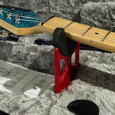 GD Guitars 2026 Super S – Aqua Teal Metallic Sparkle | GD Pickups Gamsbucker Equipped | Stainless Steel Frets | Hardshell Case | Single Humbucker image 12