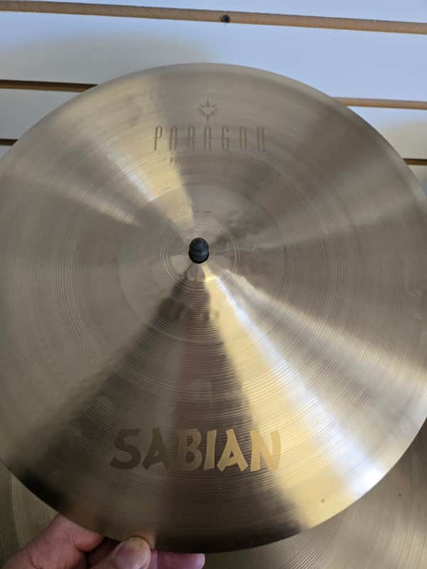 Sabian 14" Paragon Neil Peart Signature Series Hi Hats 2004 - Natural image 1