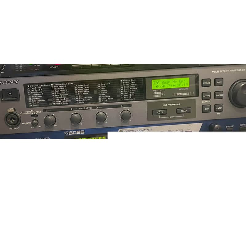 1990s Sony DPS-V55 Multi-Effect Processor Gray
