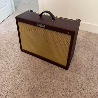 Fender Hot Rod Deluxe III "Creamy Wine Two-Tone" FSR Limited Edition 3-Channel 40-Watt 1x12" Guitar Combo 2014 - Wine Red / Cream image 2