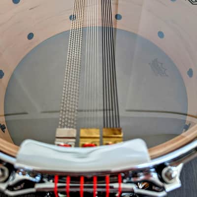 Pearl Masters Series Symphonic Custom Snare Drum 14" x 6.5" Made in Taiwan 10 Lug Dennis Chambers Style Throw Off image 8