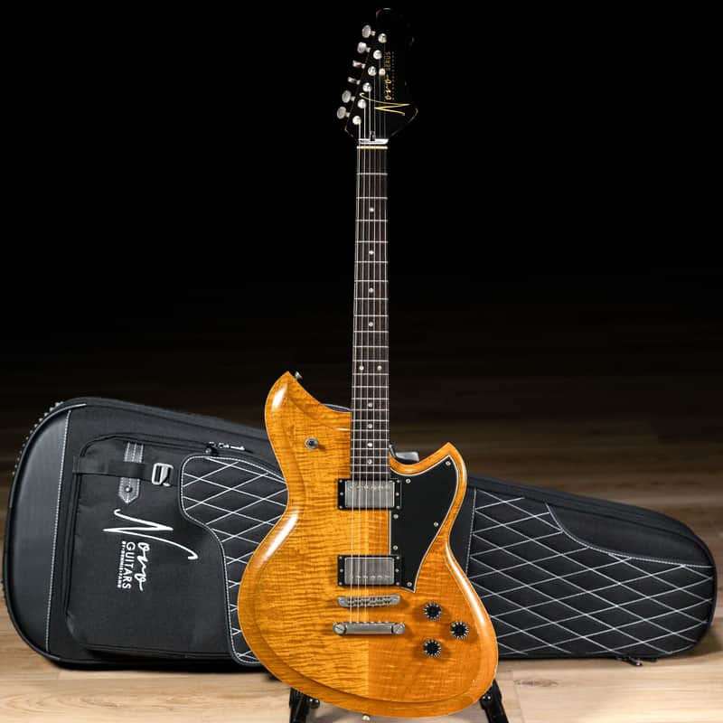 Novo Dealer Limited Chambered Serus H2 Guitar – Amber image 1