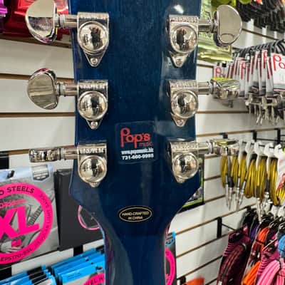 Epiphone Les Paul Special Double Cut Figured - Ocean Water image 9
