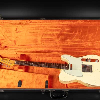 Fender Custom Shop '64 Reissue L-Series Telecaster RW Heavy Relic - Vintage White | USA 1964 Josefina Campos Handwound Pickups 3.39kg | CoA OHSC image 24