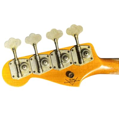 Fender Custom Shop Time Machine Heavy Relic 1961 Jazz Bass, Faded Bleached 3 Tone Sunburst /Rosewood SIMILAR ON ORDER ETA Dec. 2026 image 17