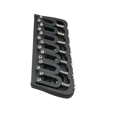 7-String Multi-Scale Guitar Bridge - Black (Fast Free US Shipping!) image 3