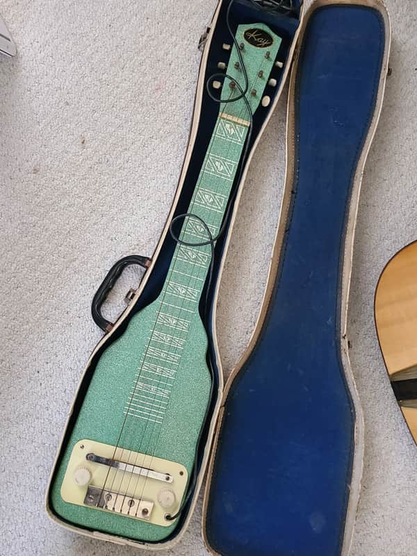 Kay Lap steel guitar 1950s or 60s - Surf green image 1