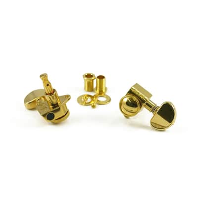 Roto-Grip 502 Locking Tuners 3 Per Side 18:1 Gear Ratio-Black image 3