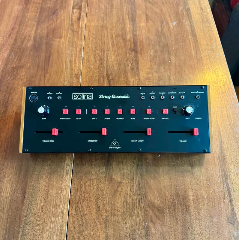 Behringer Solina String Ensemble 49-Voice Synthesizer 2023 - Present - Black image 1