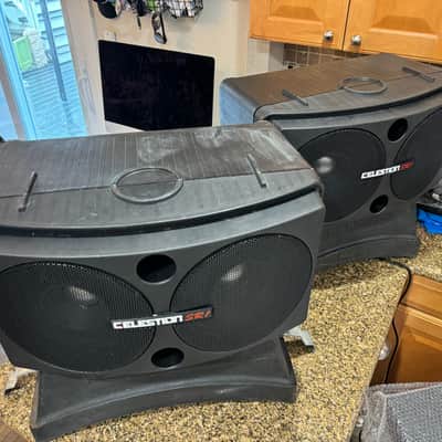 PAIR Celestion SR1 MK2 8” Dual Concentric PA Passive DJ Speakers W/ SRC1 UK image 2