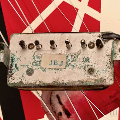1990s ESP EVH Frankenstrat 5150 VH-250 Striped w/ Floyd Rose, Japan image 18
