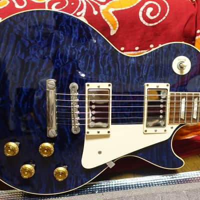 Gibson Custom Shop Les Paul Standard '59 Reissue Quilt Maple Top Nordic Blue 2011 image 4