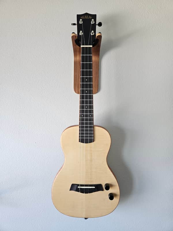 Kala Solid Body Electric Flame Maple Tenor Ukulele image 1