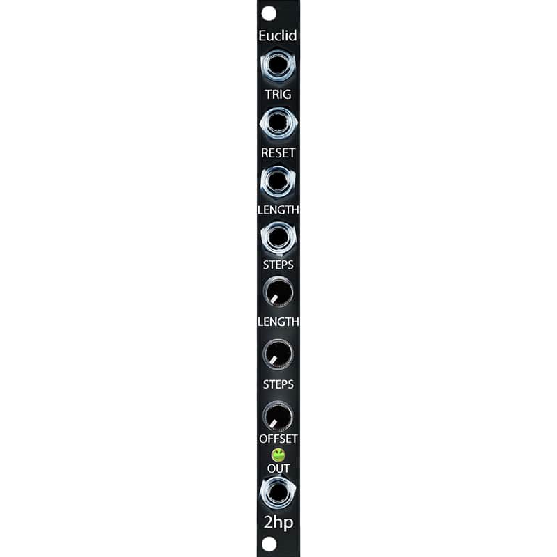 2hp Euclid Eurorack Gate Sequencer Module (Black) image 1
