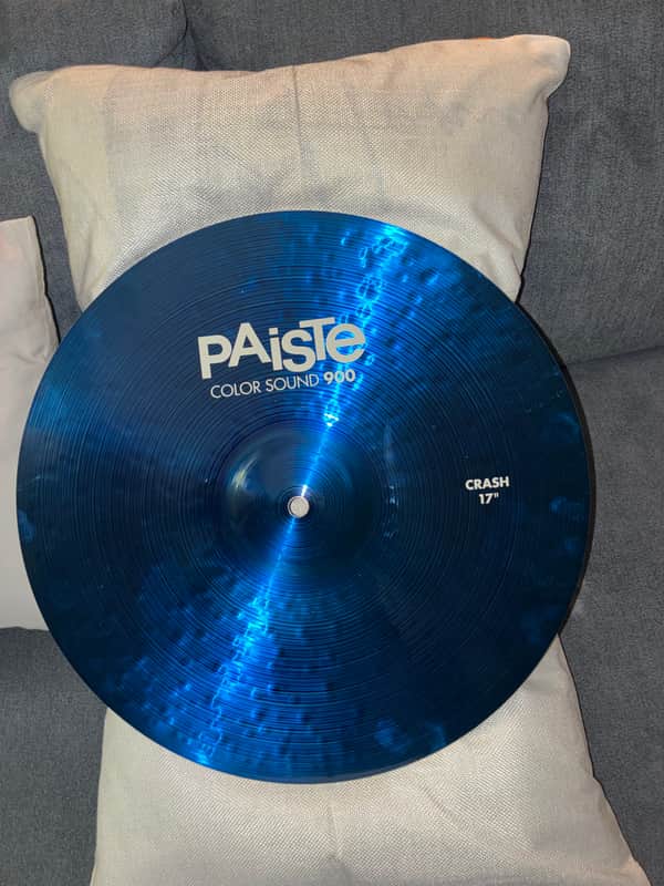 Paiste 17" Color Sound 900 Crash Cymbal 2017 - Present - Blue image 1